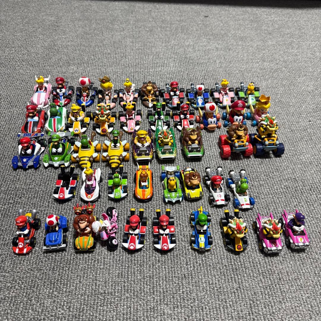 加*美様 マリオカート　ホットウィール　Mattel他プルバックミニカーセット4