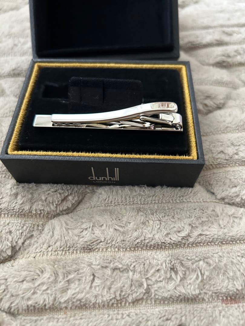 美品　ダンヒルdunhill ネクタイピン タイクリップ スターリングシルバー