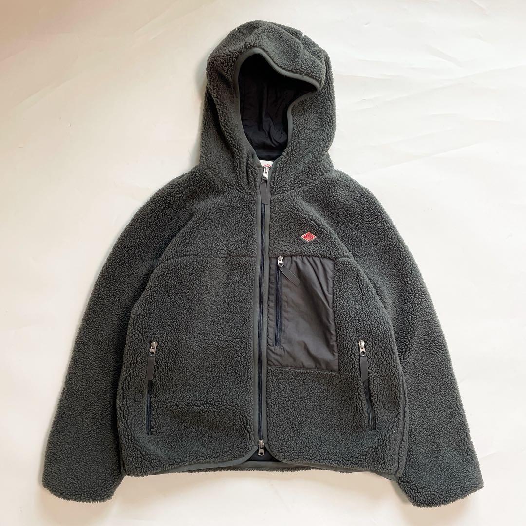 みっちゃん◡̈DANTON（ダントン）| フード付きボアフリースジャケット