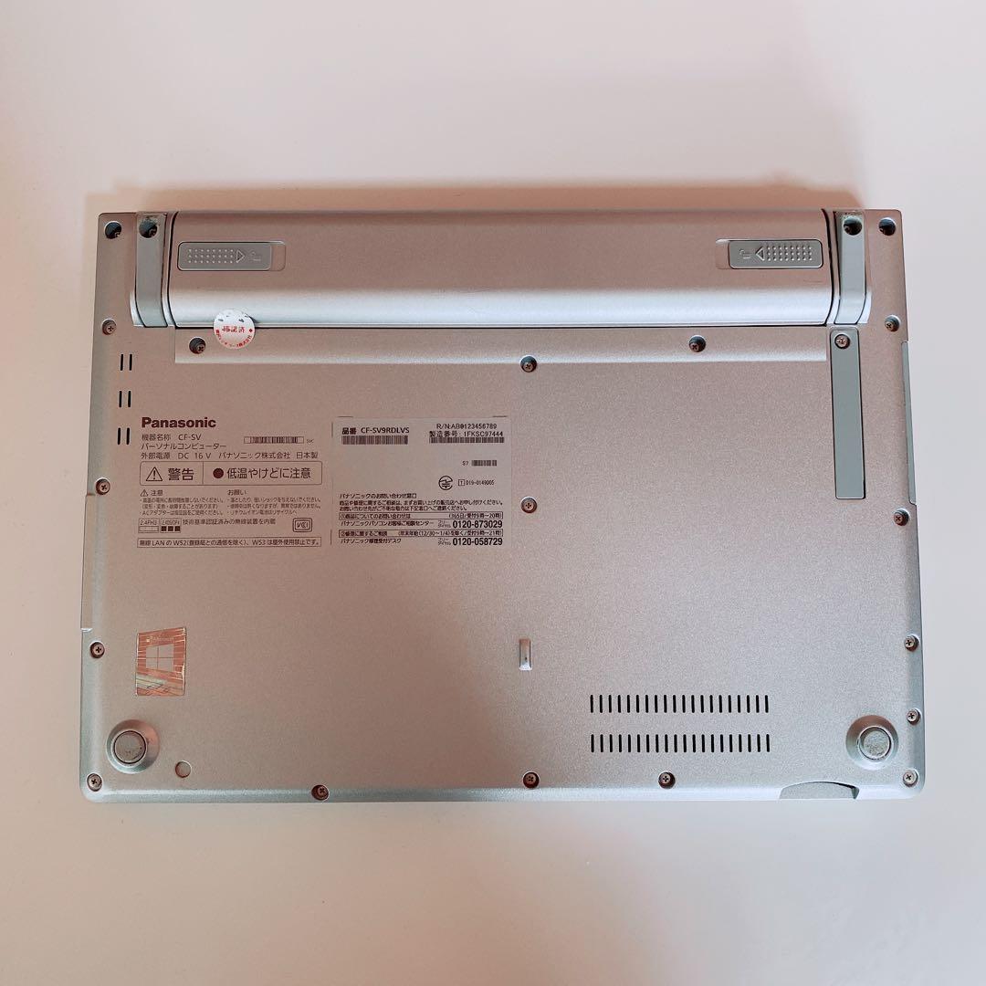 【美品】SV9爆速SSD512GB 8GBレッツノート第10世代パソコンPC