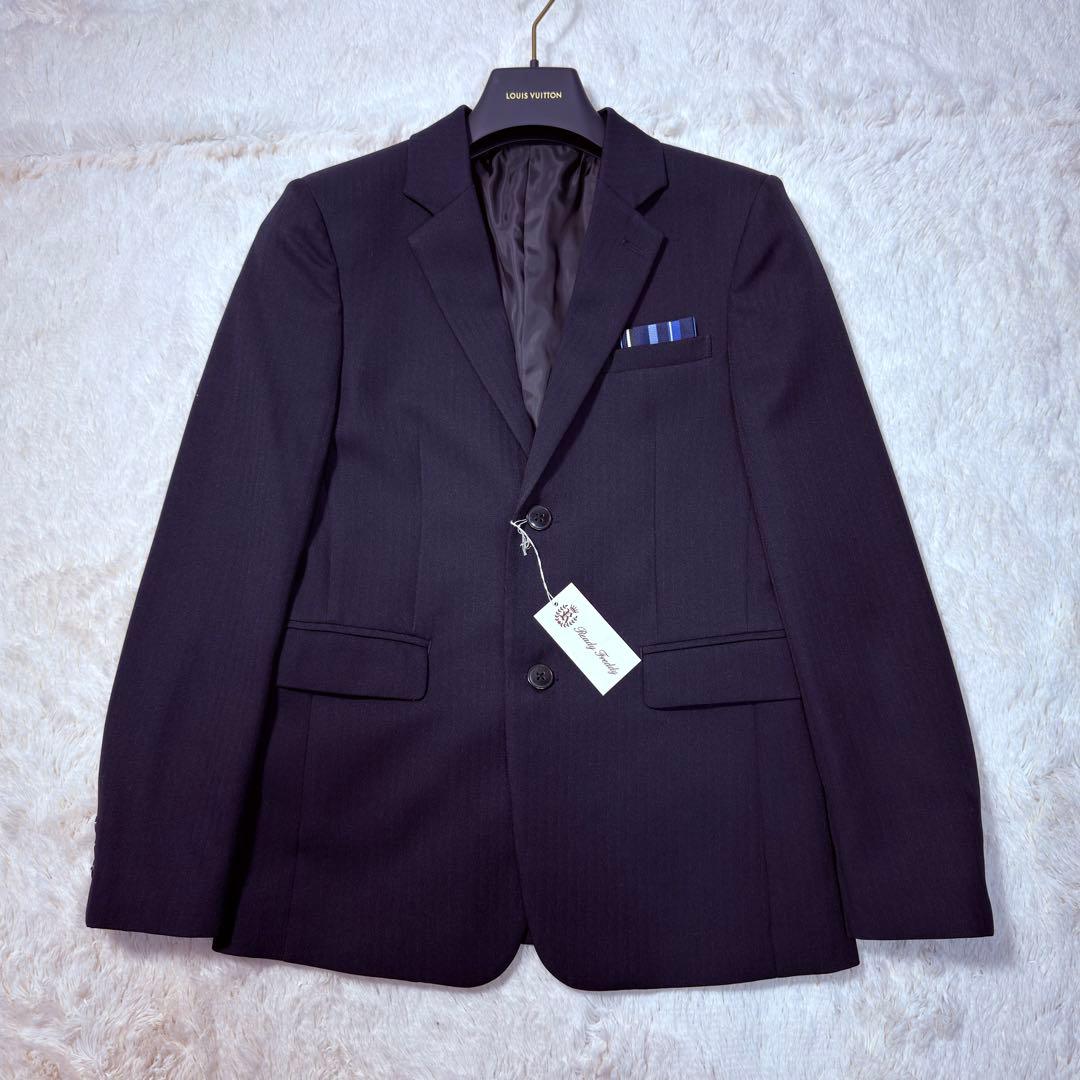 ⭐️未使用品⭐️レディフレディ　160 男の子フォーマルスーツ　4点セット　紺