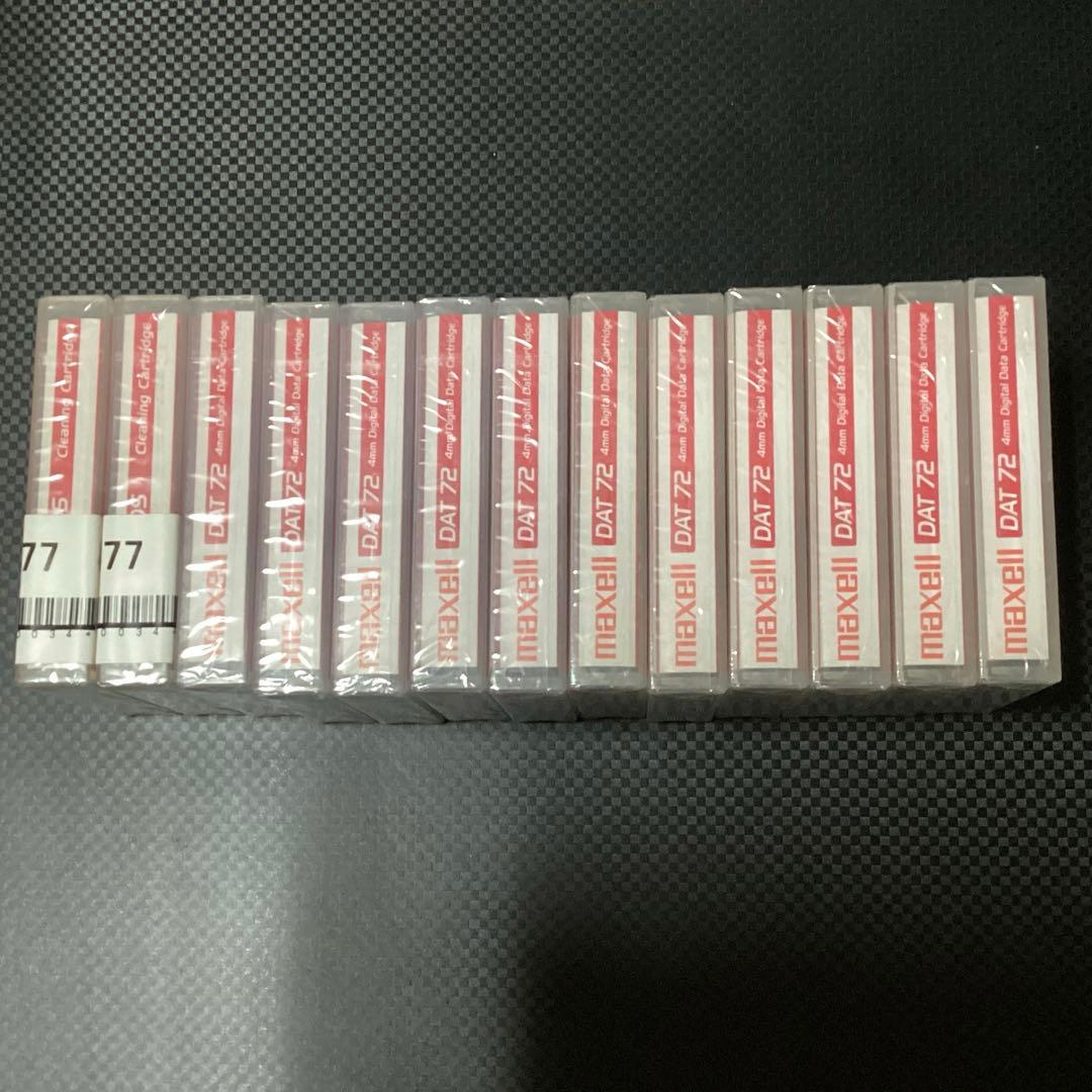 DATカートリッジ（72GB）11本とDDSクリーニングカートリッジ 2パック