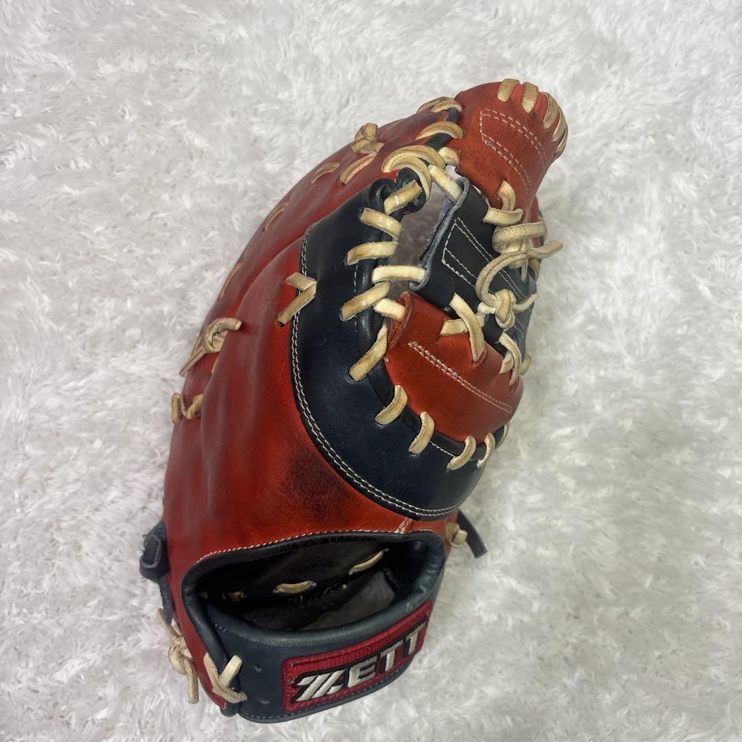 ZETT 日本製 限定カラー 旧ラベル レア ファーストミット 軟式グローブ