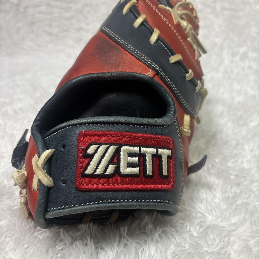 ZETT 日本製 限定カラー 旧ラベル レア ファーストミット 軟式グローブ