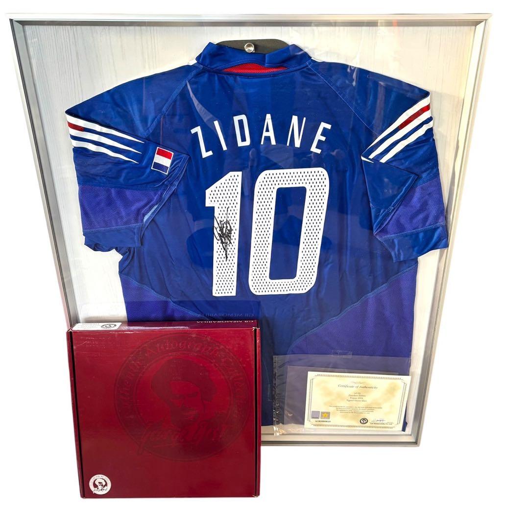 【希少】ジダン/直筆サインユニホーム/証明書付き/ユニフォーム/2004