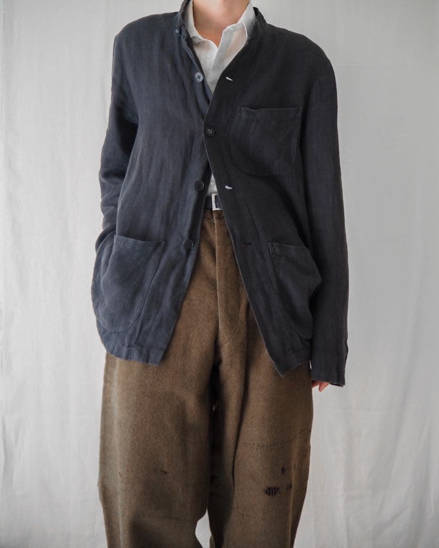 ジャケット・アウター 90s agnes b. homme Linen Chore Jacket