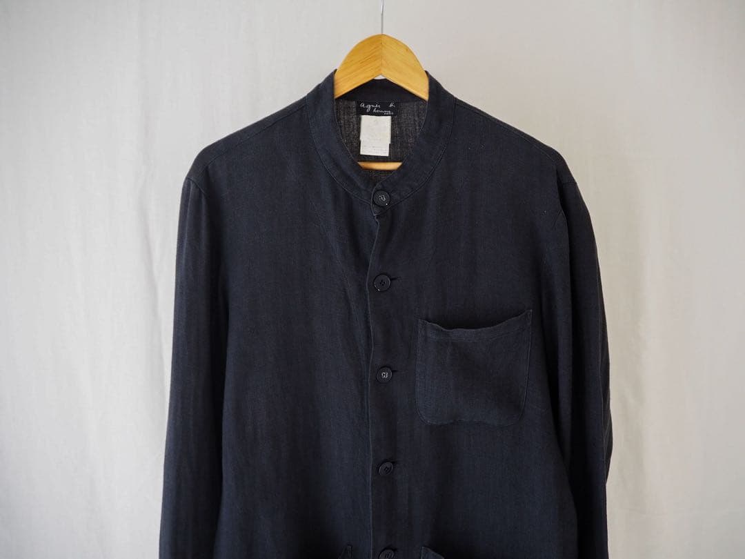 ジャケット・アウター 90s agnes b. homme Linen Chore Jacket