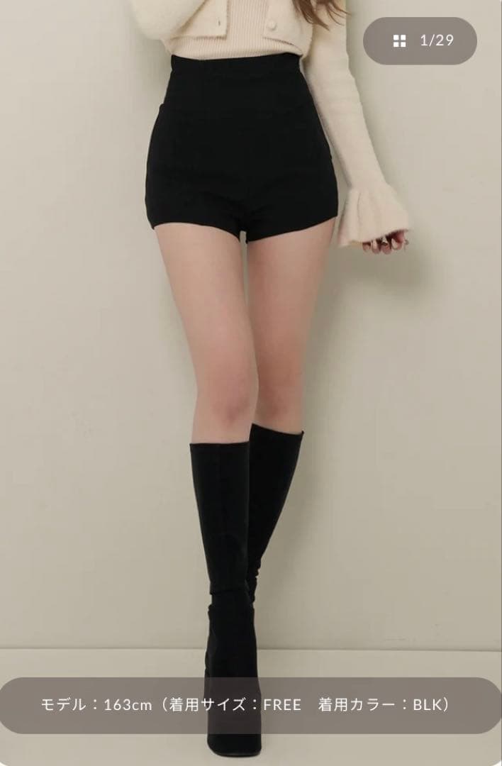 ダーリッチ　美シルエットショートパンツ　FL