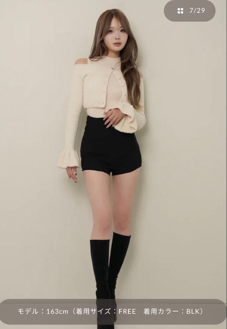 ダーリッチ　美シルエットショートパンツ　FL