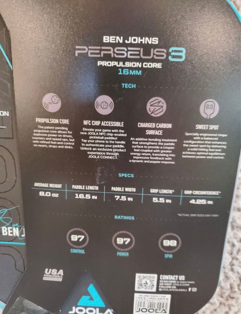 Joola Perseus 3 pickleball ピックルボール パドル