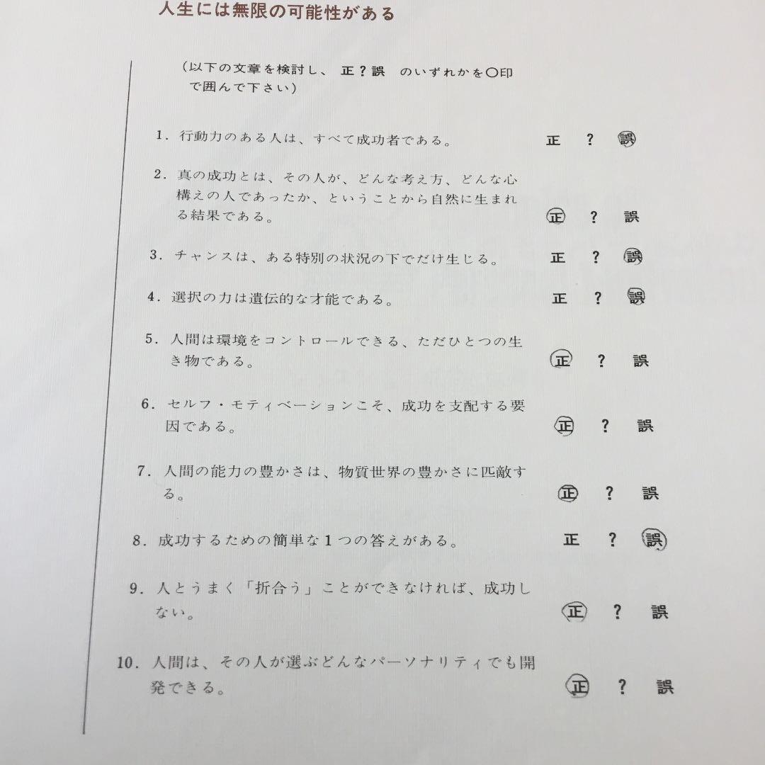 SM Iプログラム　人間モチベーションの力