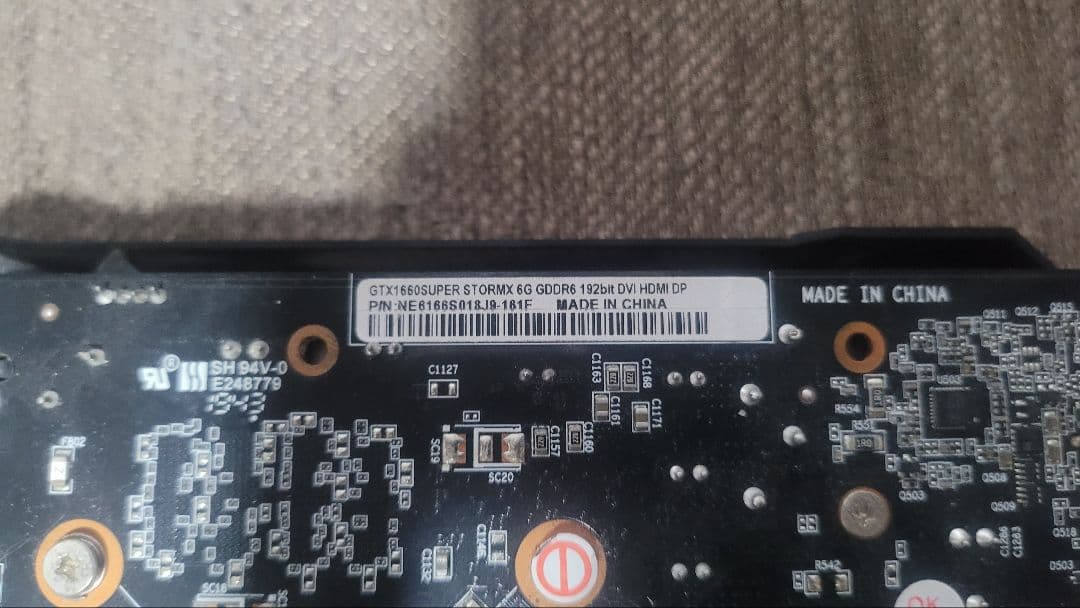 グラフィックボード・グラボ・ビデオカード Palit GTX 1660 SUPER 6GB GDDR6