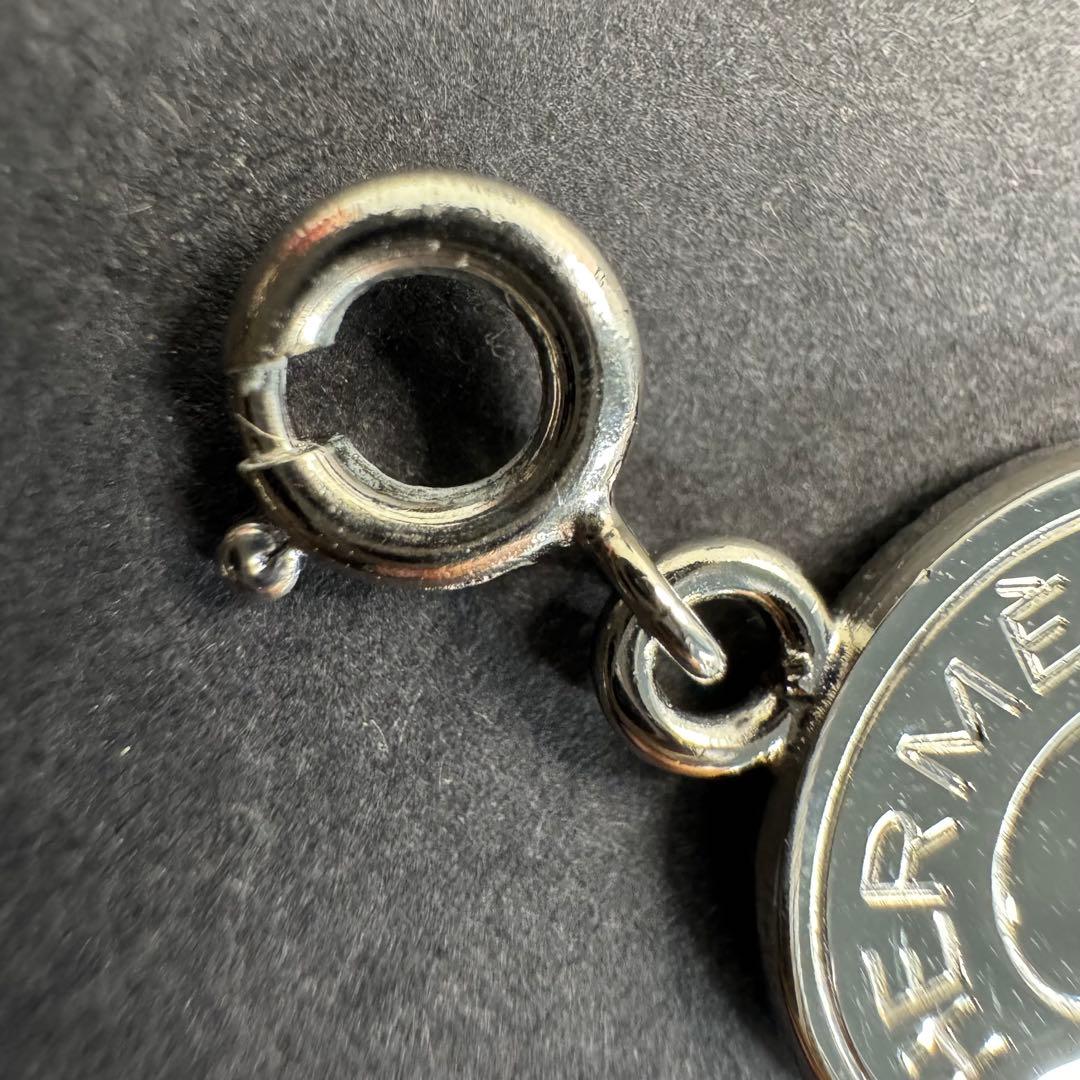 エルメス HERMES 両面セリエ シルバー　型 ペンダントチャーム