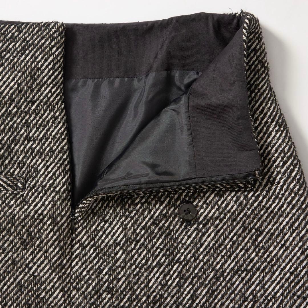 EMMEL REFINES EM ツィードライクボンディング ミニスカート S