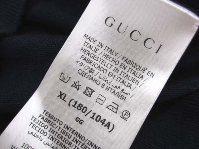 美品 グッチ 24SS クルーネック ウール セーター XL 763661