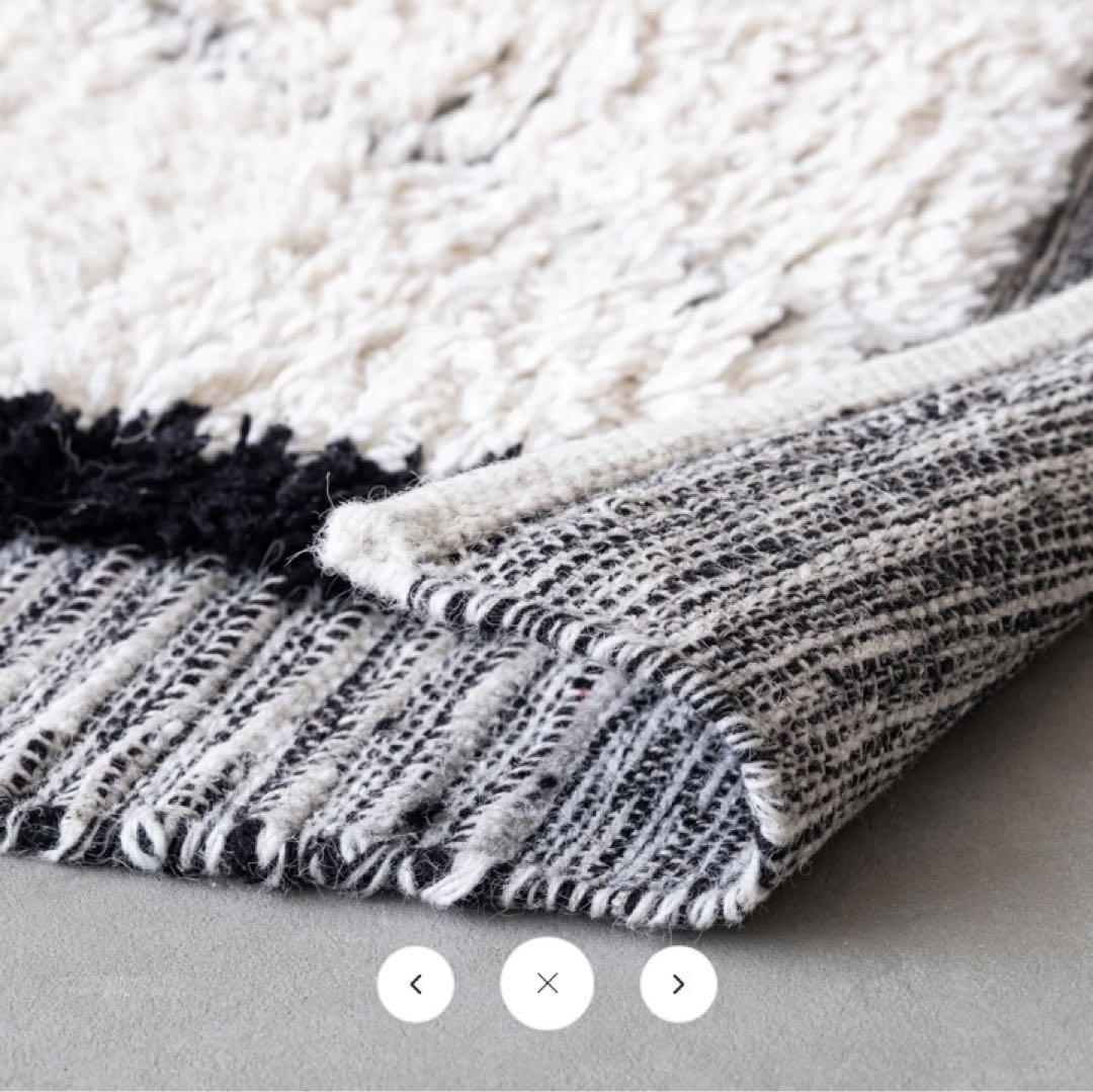 Rug Ruモロッコ風ラグ　新品未使用 140x200cm 完売人気商品です