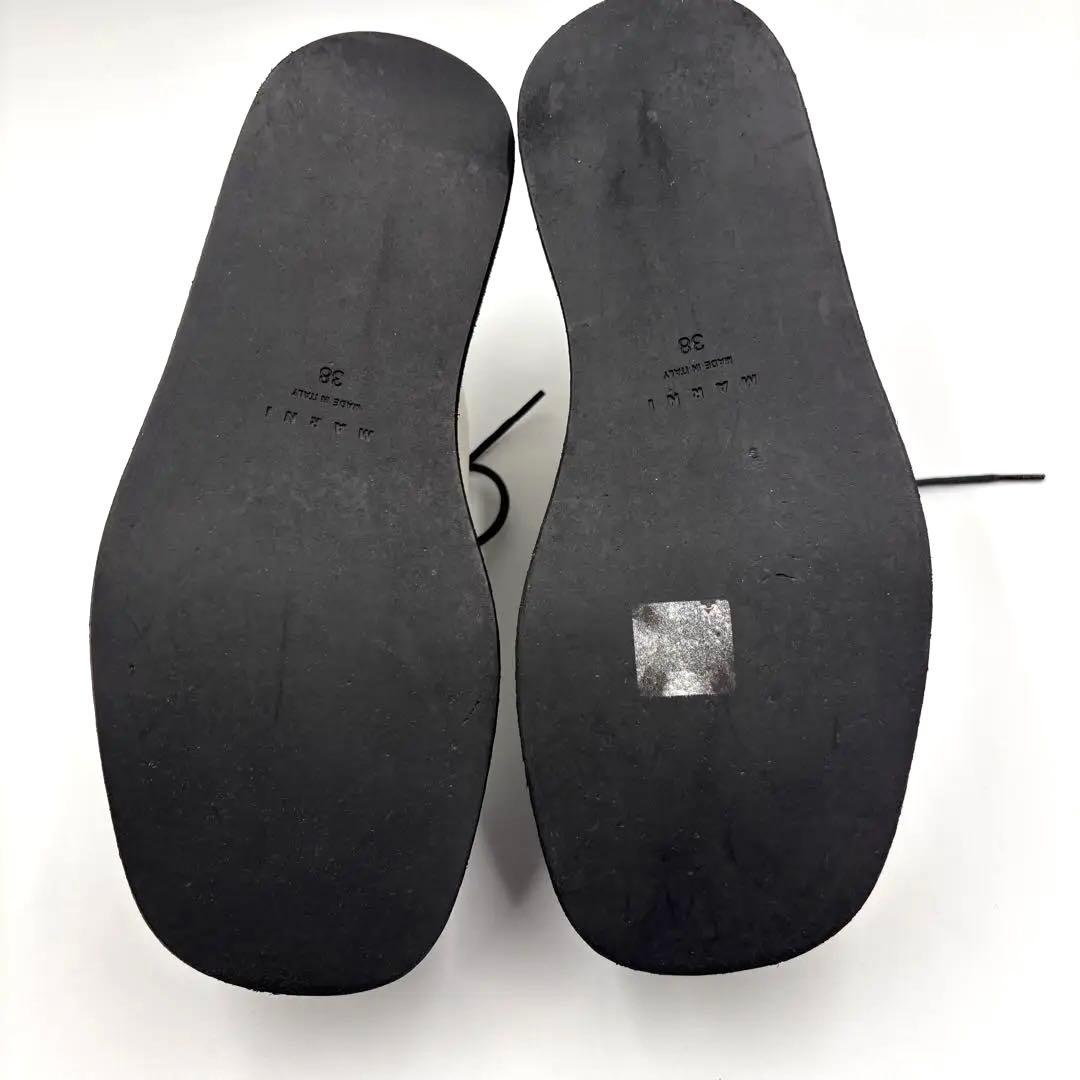 MARNI マルニ レザー スタッズ付きシューズ 厚底 箱付き