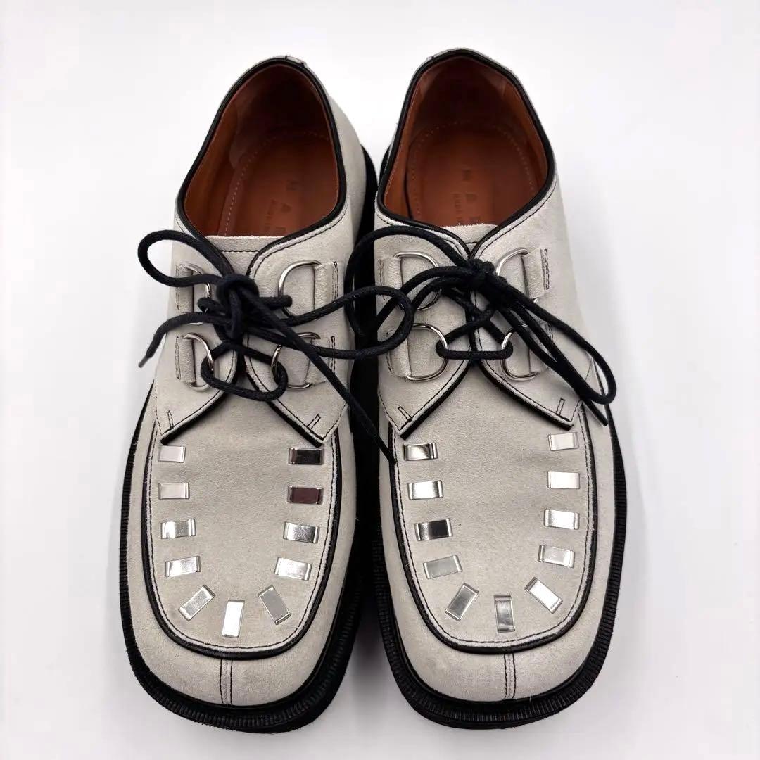 MARNI マルニ レザー スタッズ付きシューズ 厚底 箱付き
