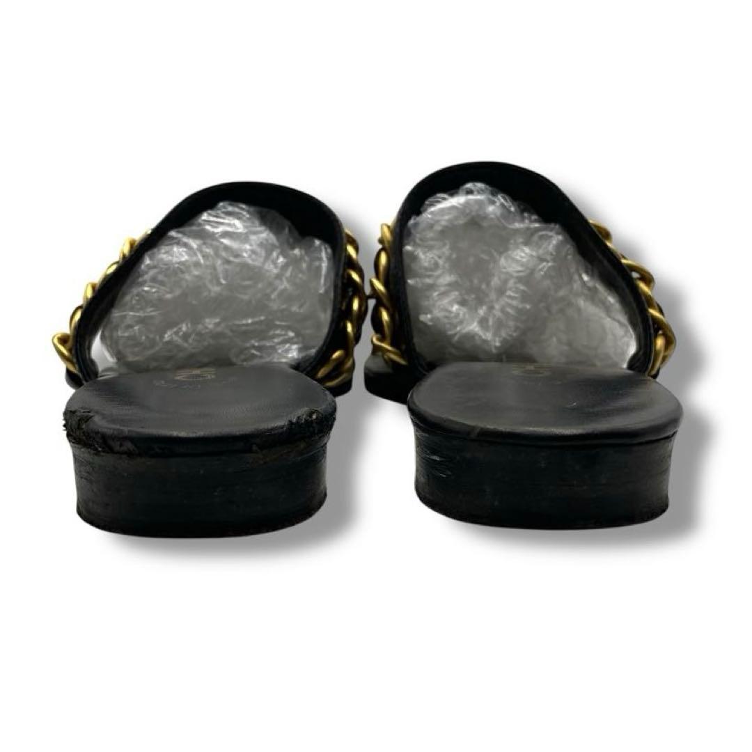 良品 CHANEL ココマーク ターンロック サンダル ミュール Vintage