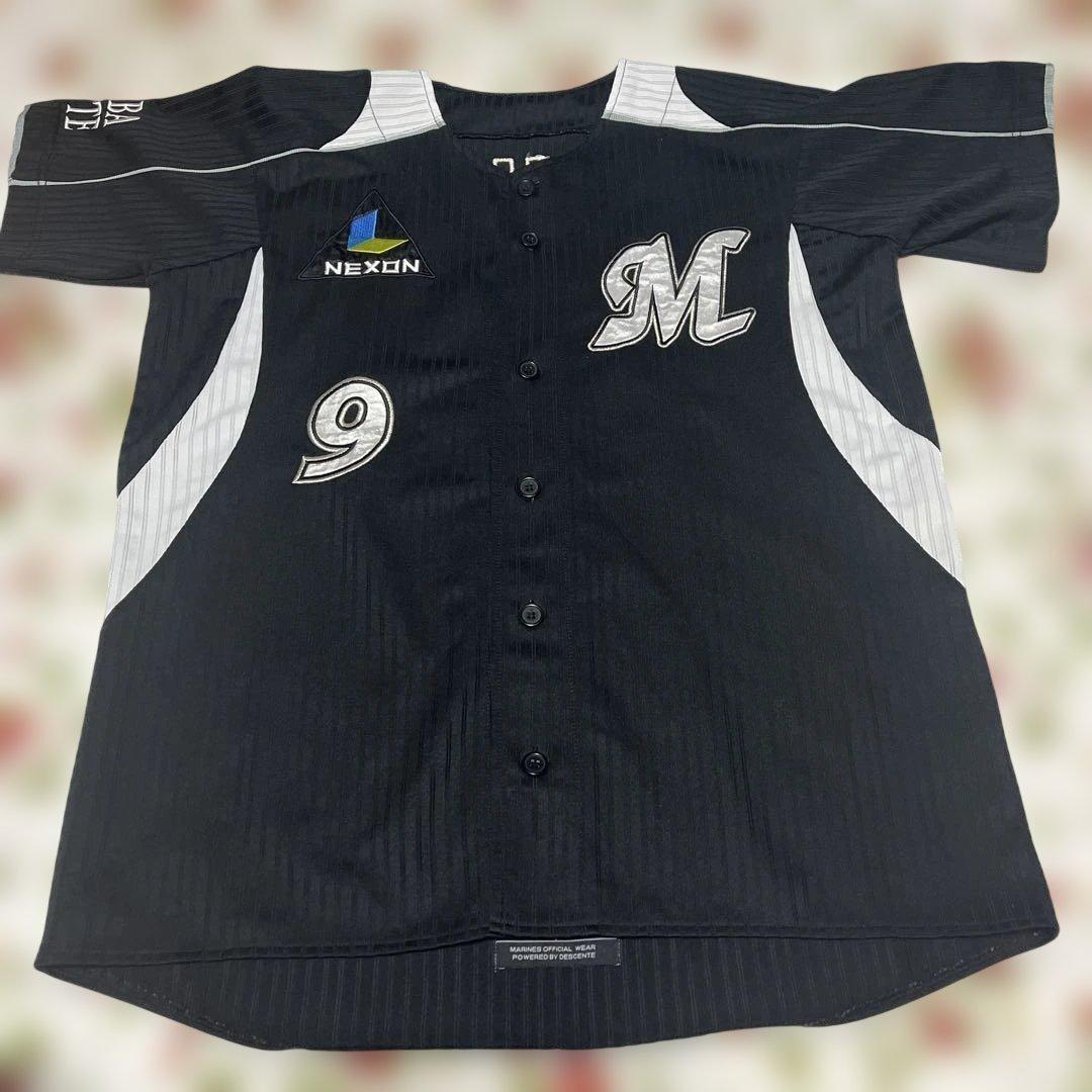 千葉ロッテマリーンズ　福浦和也　ビジターユニフォーム