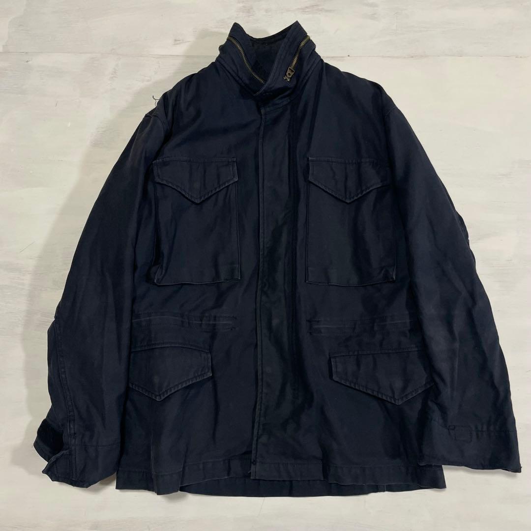 雰囲気抜群 日本製 HOUSTON M-65 フィールドジャケット　ブラック