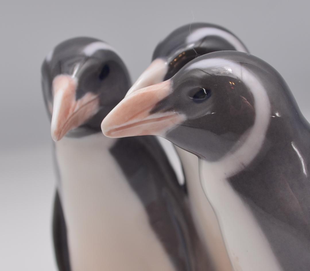 ３匹のペンギン　＃1284　★ロイヤルコペンハーゲン　デンマーク　ご成約済み