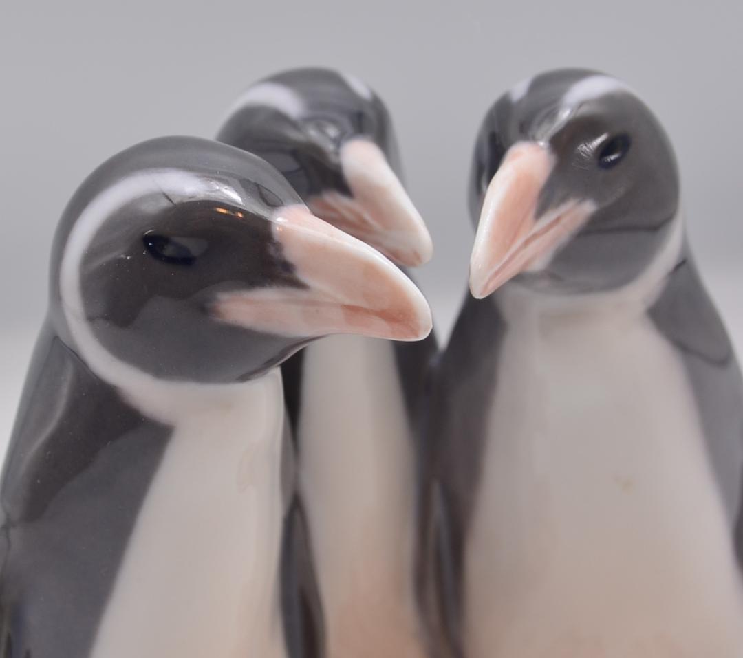 ３匹のペンギン　＃1284　★ロイヤルコペンハーゲン　デンマーク　ご成約済み