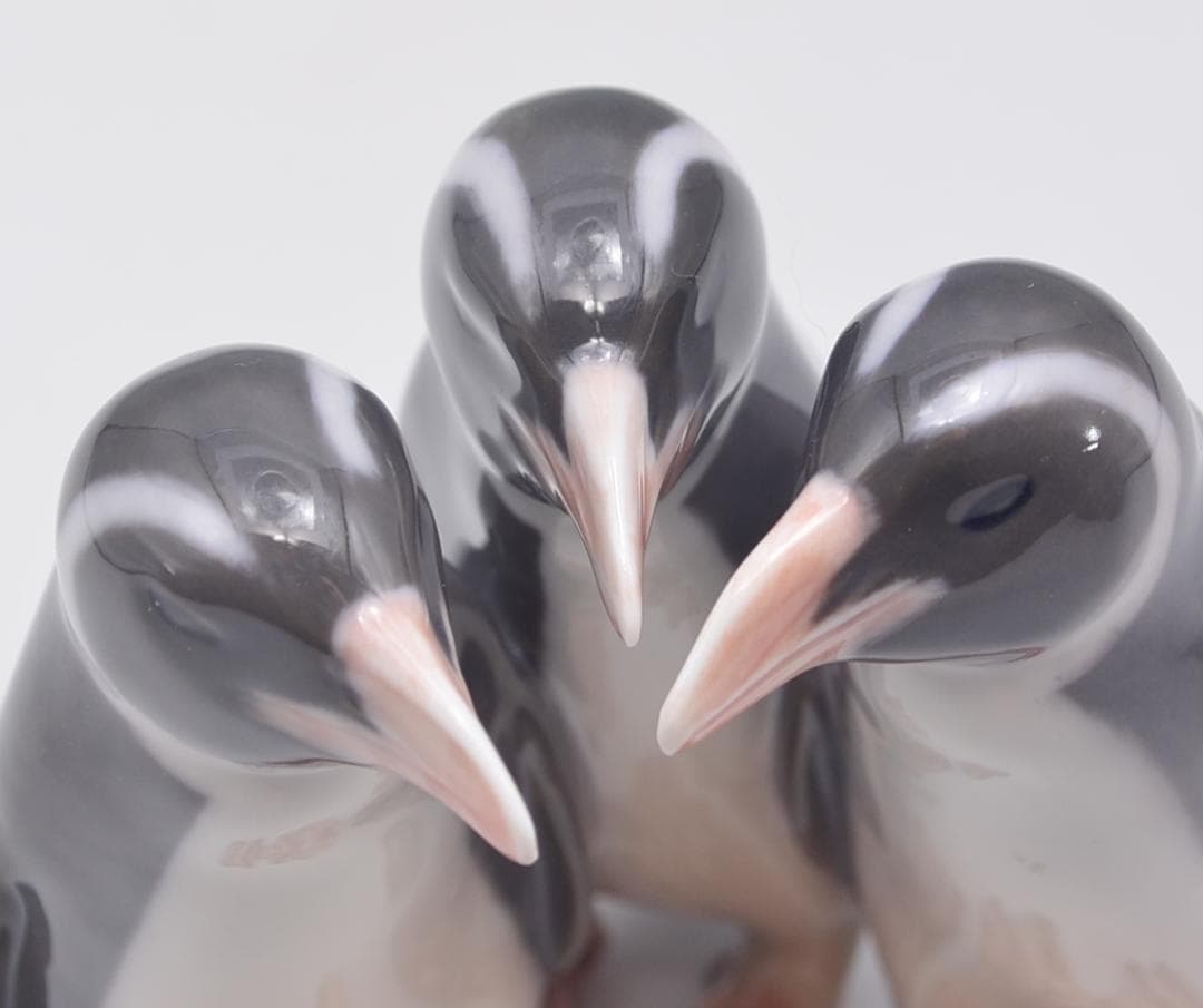 ３匹のペンギン　＃1284　★ロイヤルコペンハーゲン　デンマーク　ご成約済み