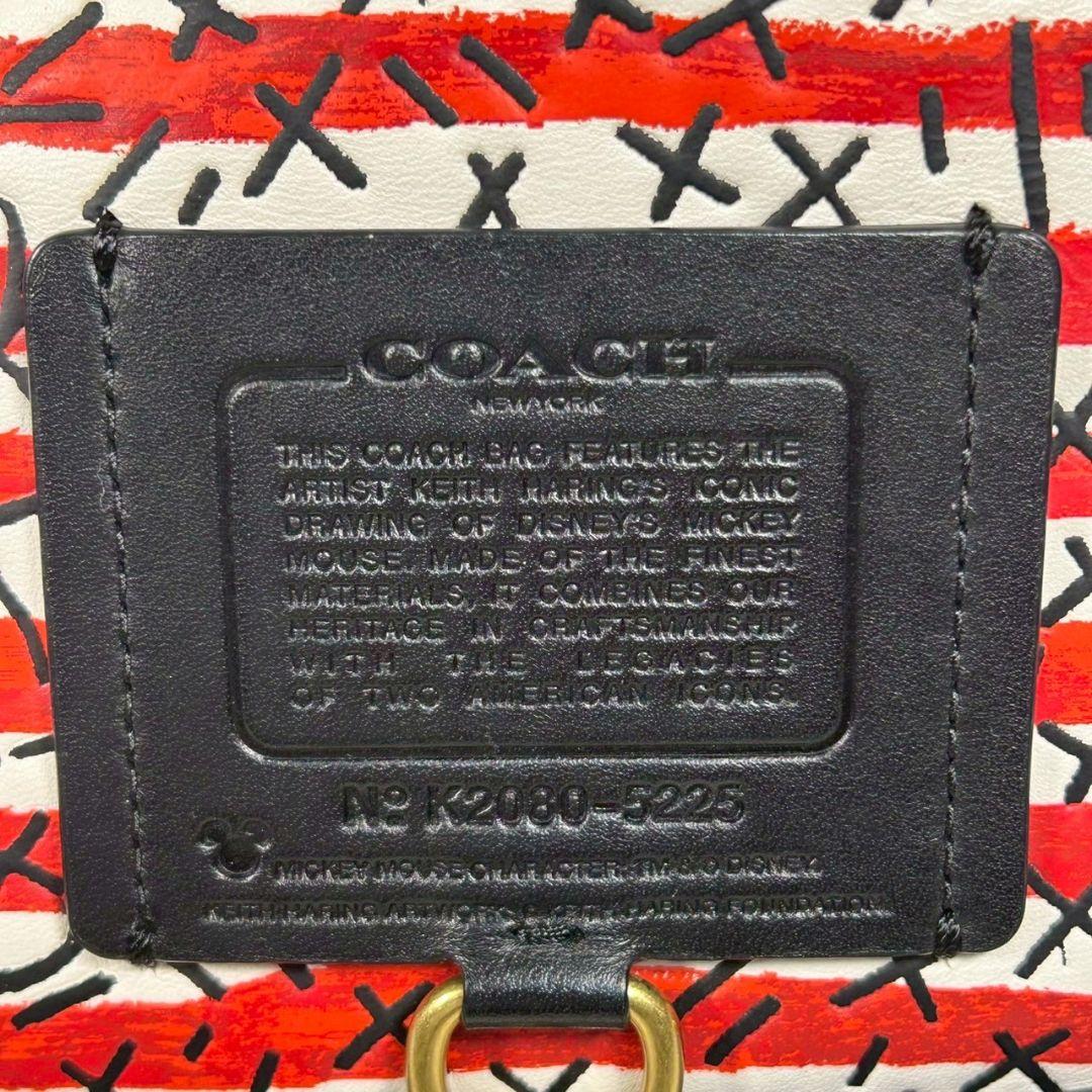 限定品/未使用級✨コーチ ディズニー ミッキー ボディバッグ 斜め掛け ボーダー
