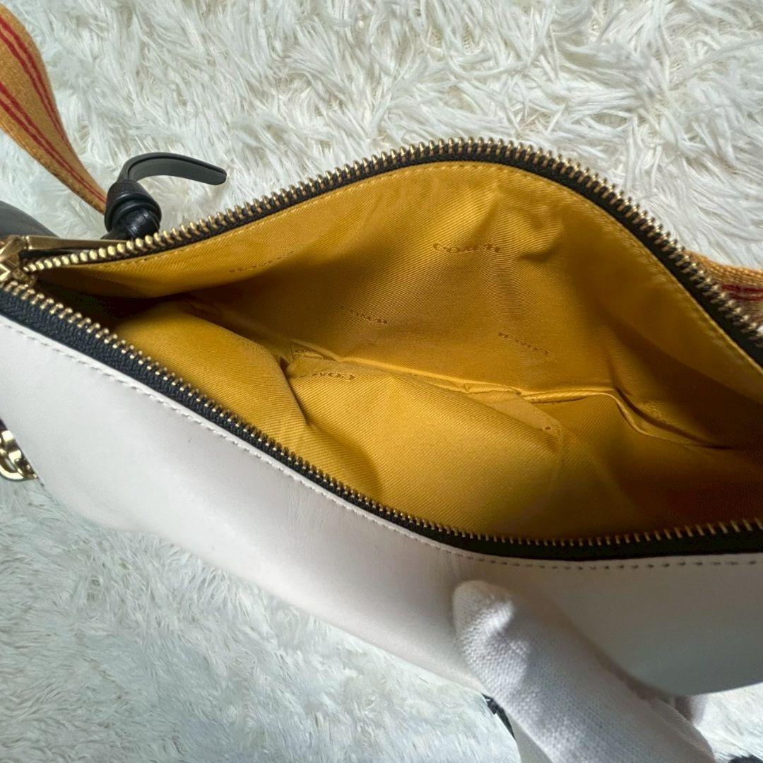 限定品/未使用級✨コーチ ディズニー ミッキー ボディバッグ 斜め掛け ボーダー