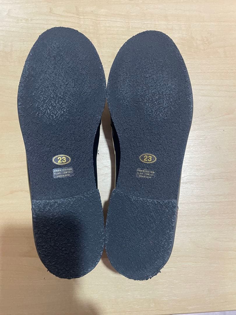 MARGARET HOWELL idea ブラックローファー 23cm