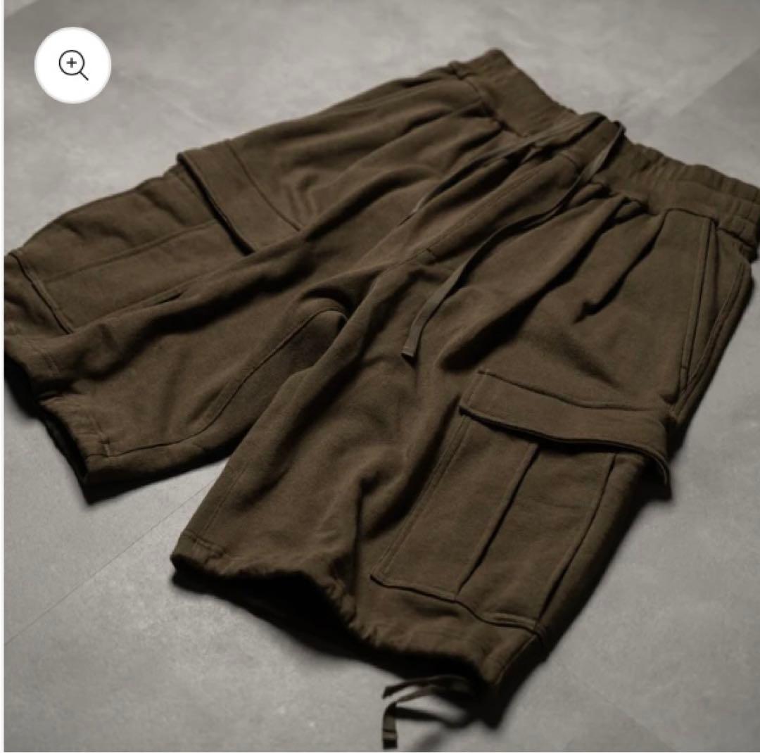 パンツ MAISON KINEMA Sweat cargo short pants