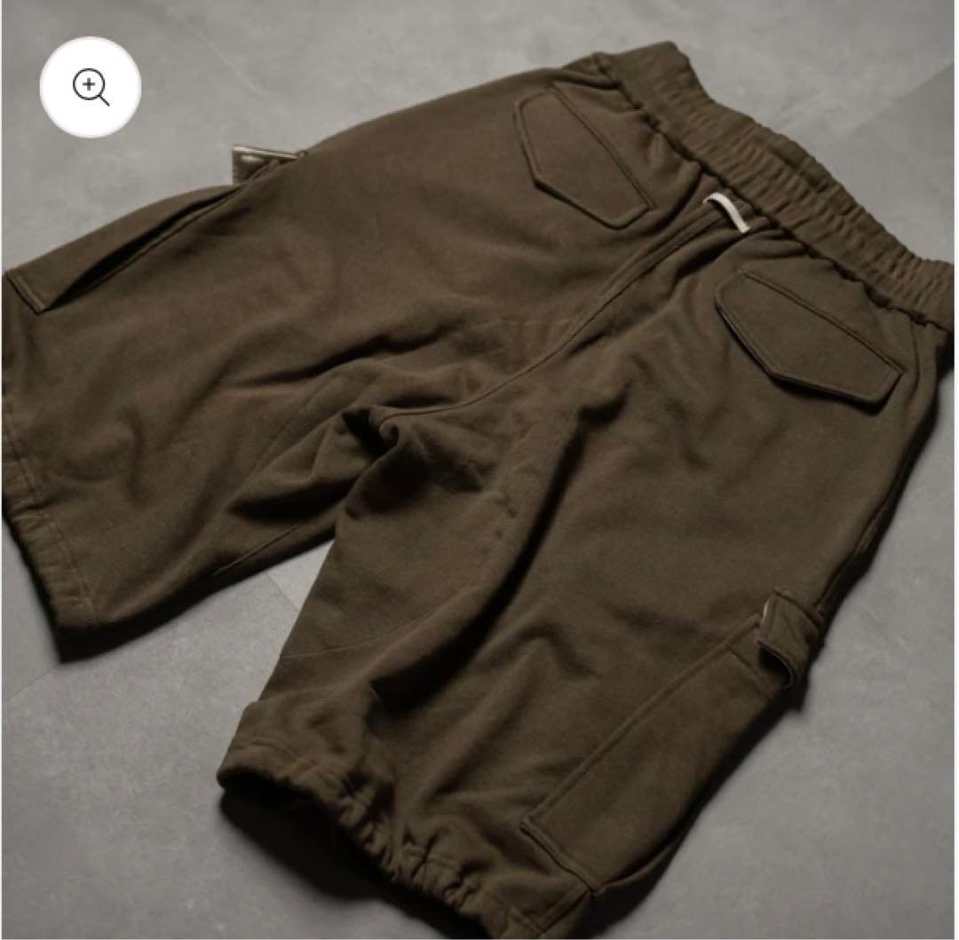 パンツ MAISON KINEMA Sweat cargo short pants
