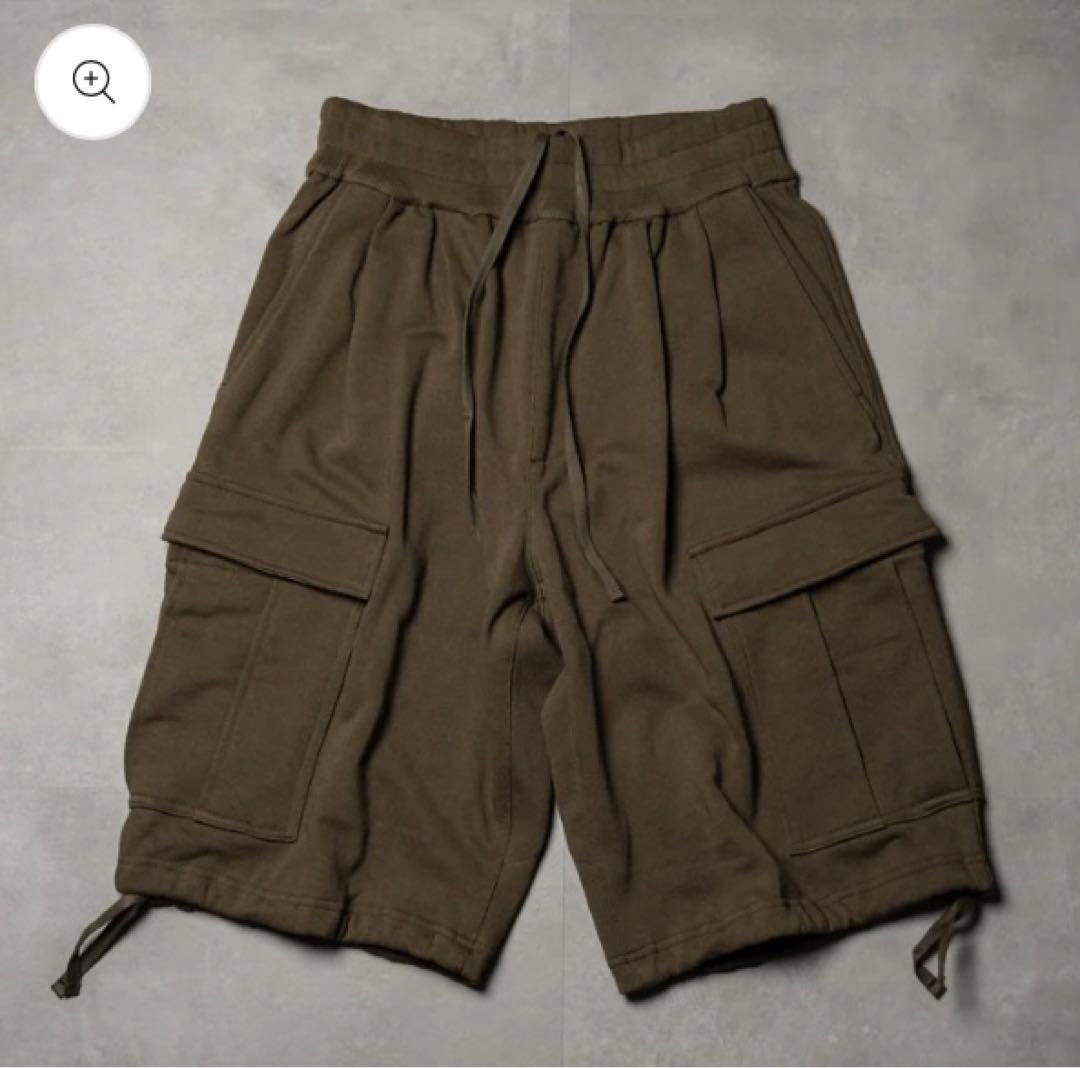 パンツ MAISON KINEMA Sweat cargo short pants