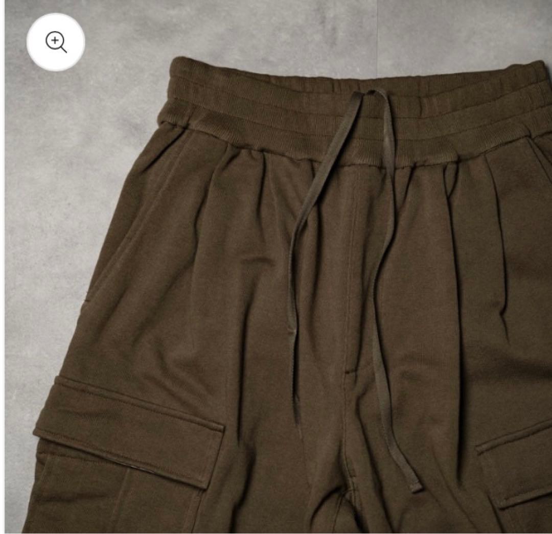 パンツ MAISON KINEMA Sweat cargo short pants
