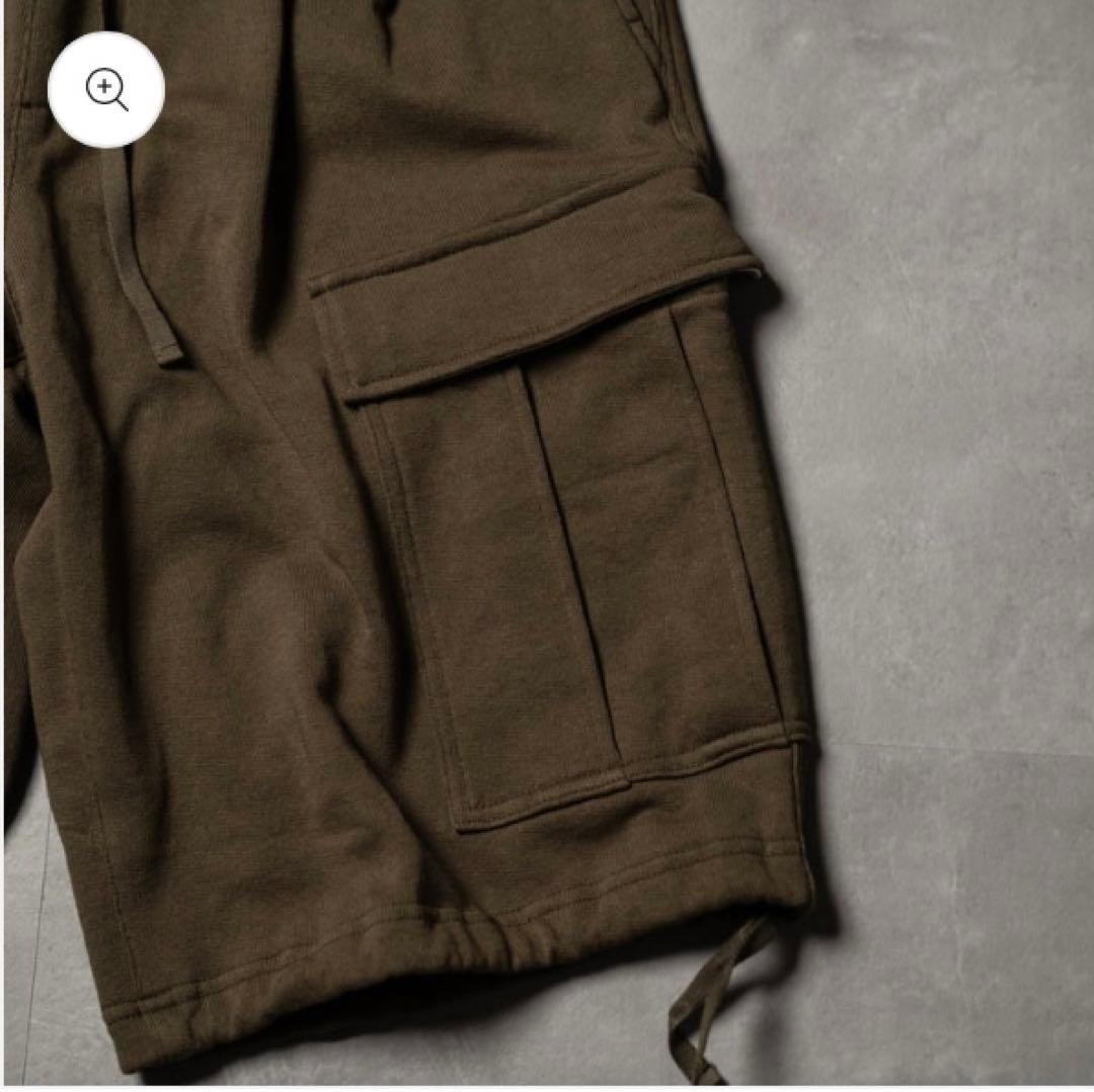パンツ MAISON KINEMA Sweat cargo short pants