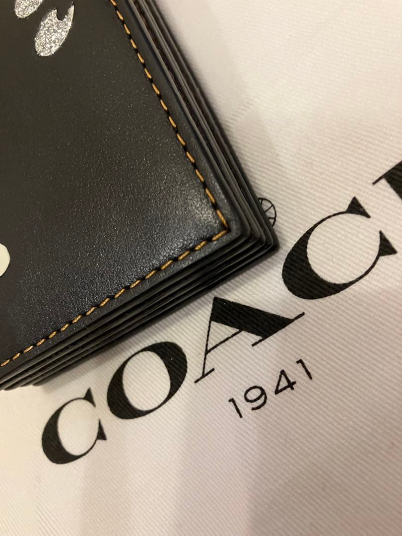 美品　COACH Disney アコーディオンカードケース
