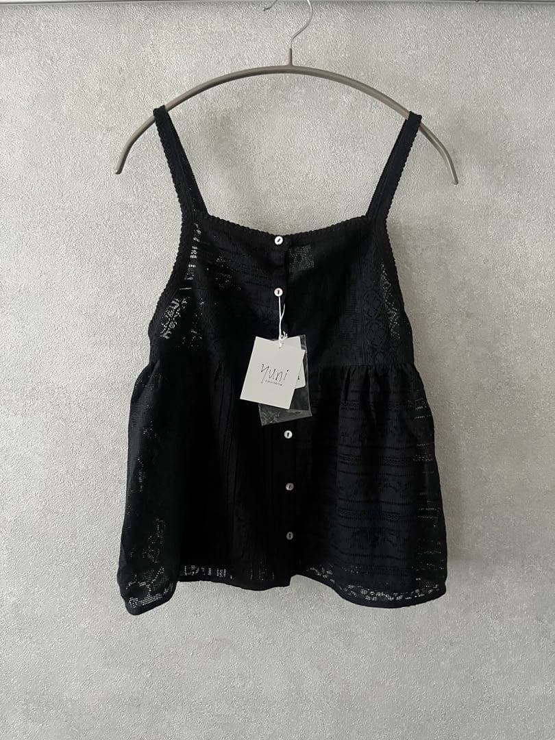 yuni △indiaパッチワークレース キャミビスチェ