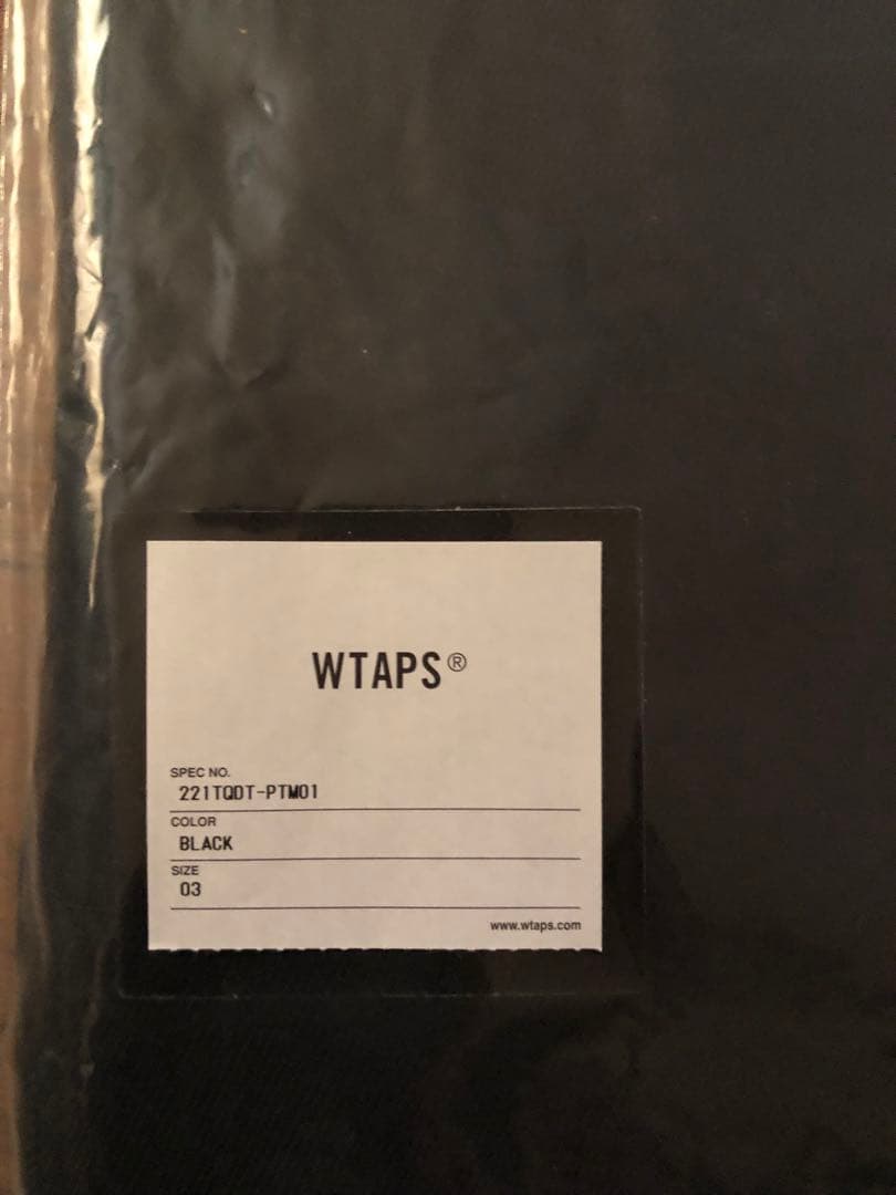 パンツ BLACK L 22SS WTAPS TUCK 01 / TROUSERS /