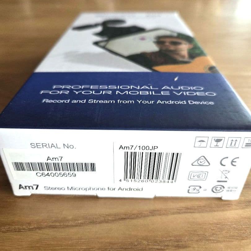 【Zoom】 Am7 ステレオマイクロフォン for Android