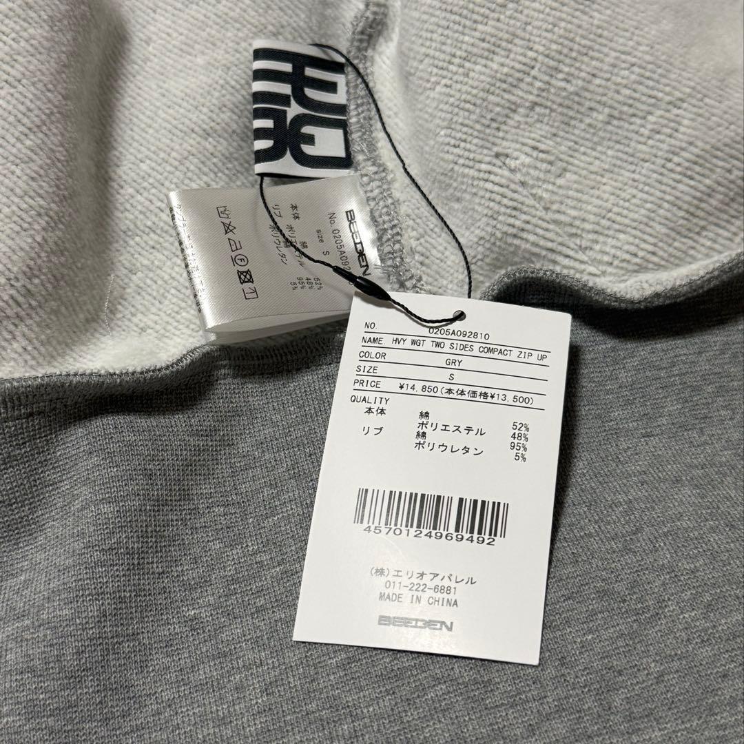 ビーデン パーカー スウェット BEEDEN COMPACT ZIP UP