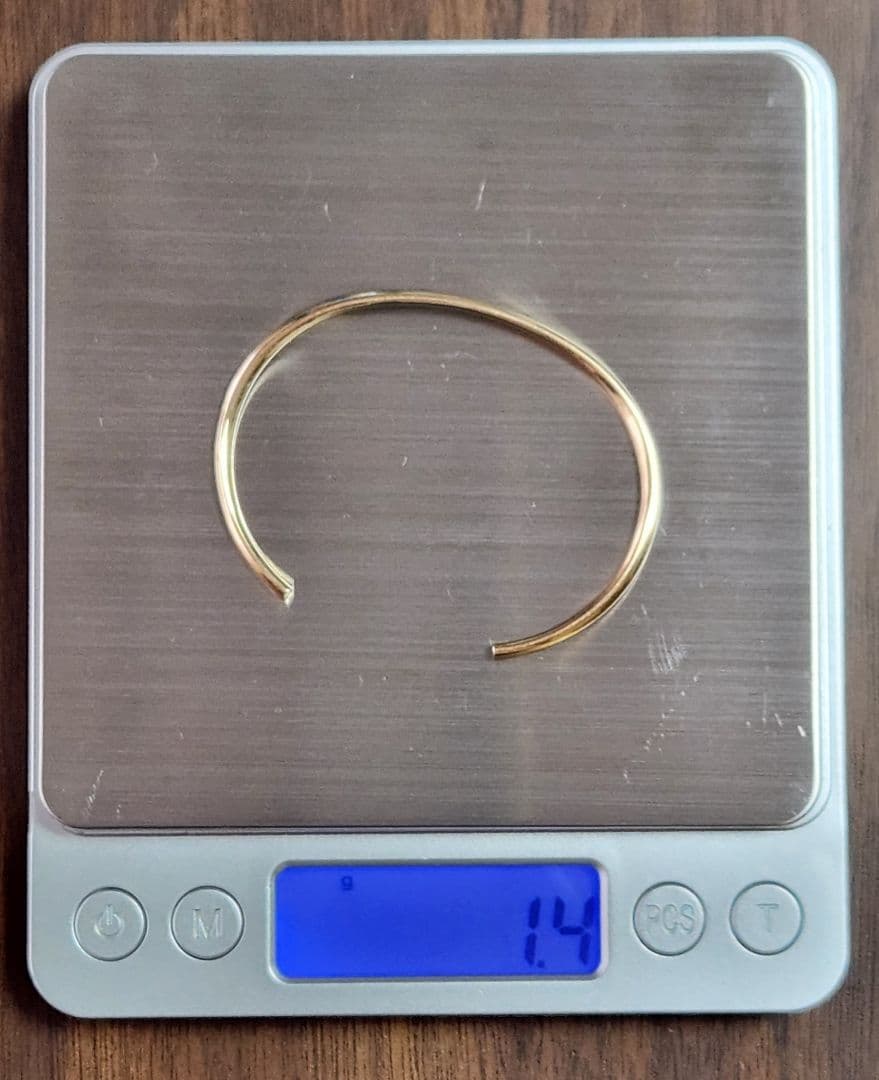 Lilas 2.5パイプC型バングル K10 スピック&スパン 美品 匿名