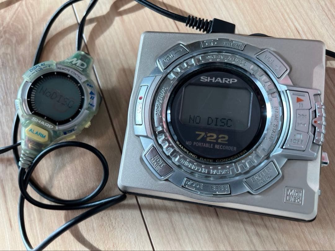 SHARP MD-S722 ポータブルMDプレーヤー　レコーダー