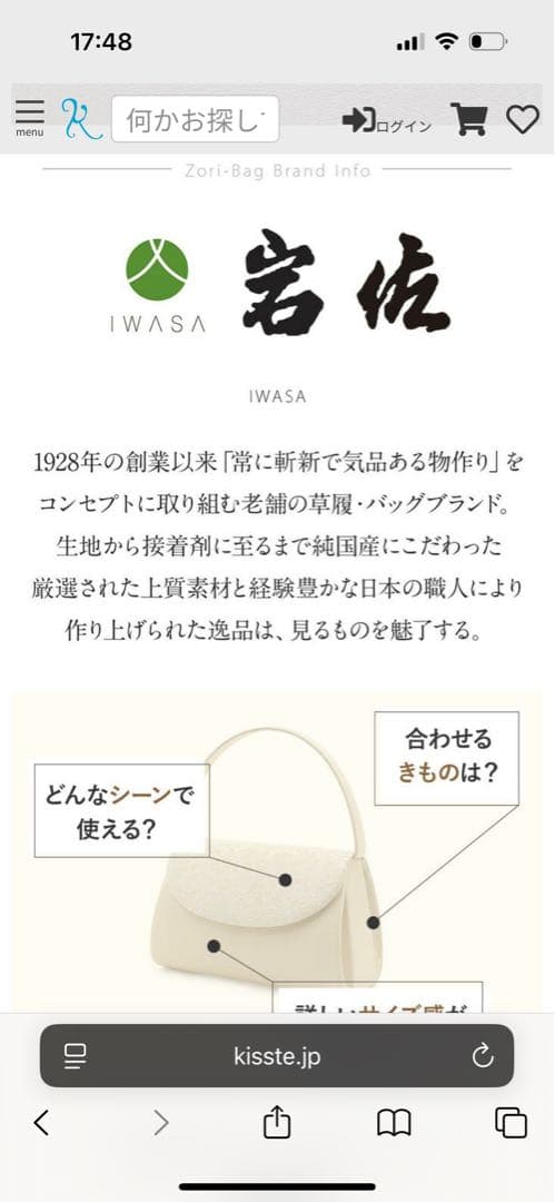 留袖用バック　シルバー