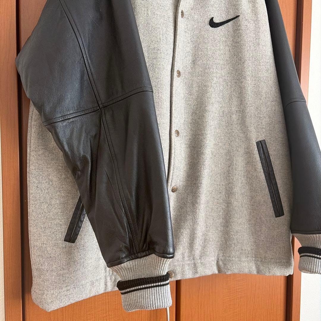 NIKE スタジャン 袖レザー スタジャン　バーシティジャケット　XL