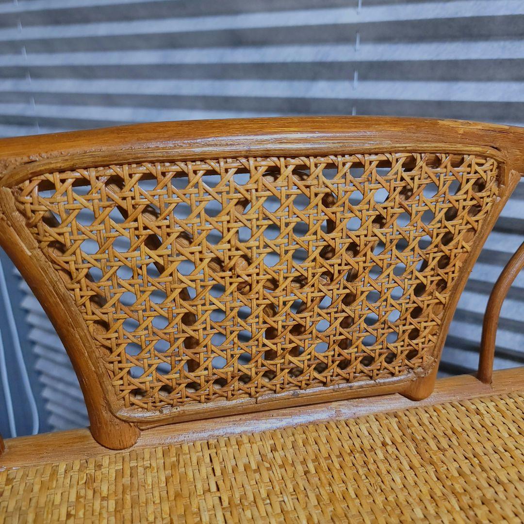 美品　ラタン　5段　チェスト　箪笥