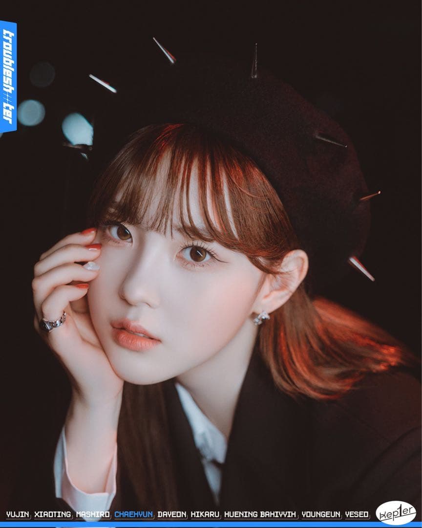 ラバーボーイ　ベレー帽　ブラック