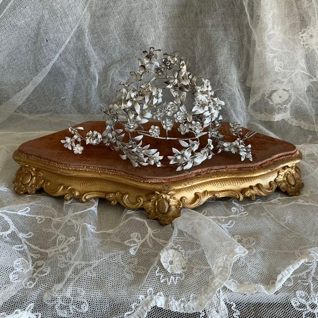 ♡希少♡　フランス　アンティーク　ディスプレイ台　台座　ポワドレ