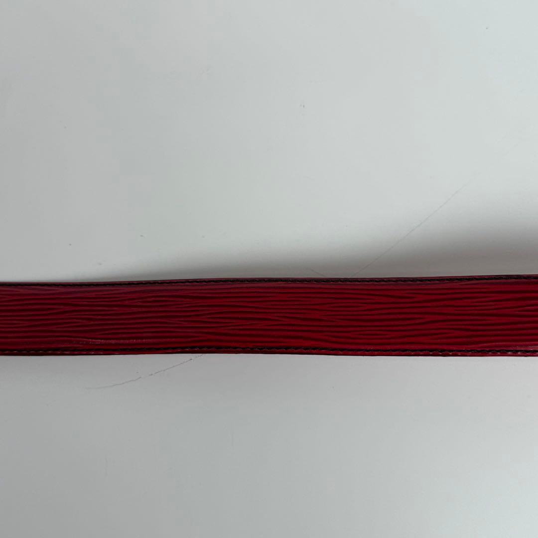 LOUIS VUITTON サンチュールクラシックエピ ベルト レッド C543