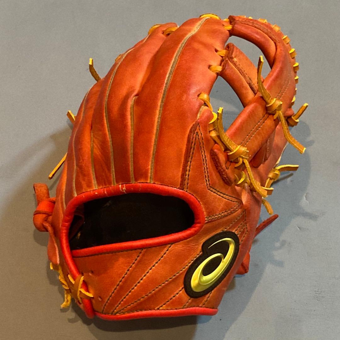 【少年軟式グローブ】アシックス オールラウンド 田中広輔モデル 即戦力 右投げ